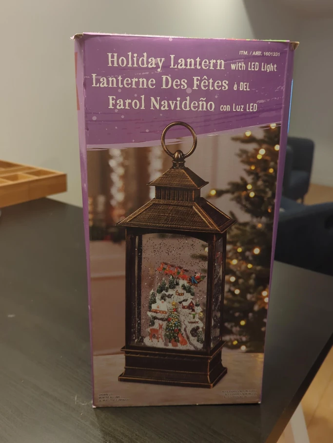 Holiday Lantern with LED Light