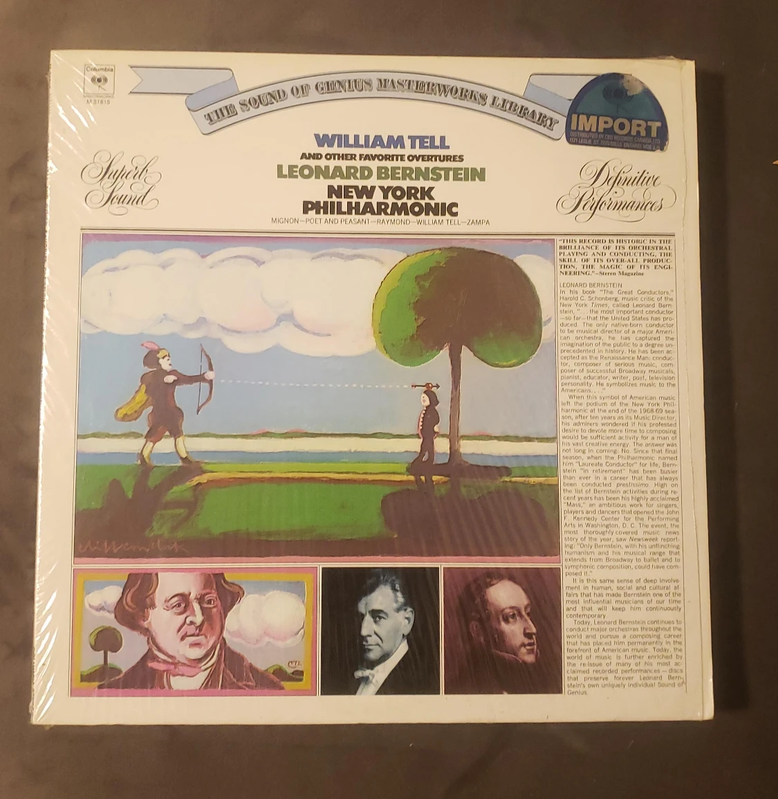 Leonard Bernstein - William Tell & Other Favorite Overtures thumbnail