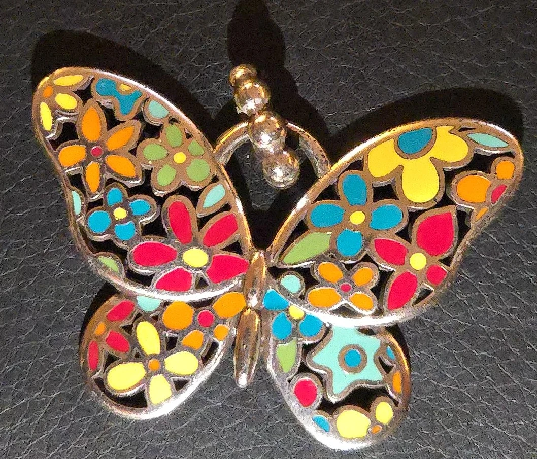 Colorful Butterfly Pendant