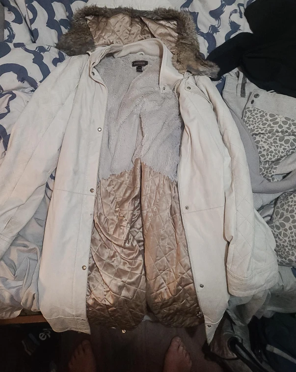 Danier Winter Coat with Faux Fur Hood image indicator(1)