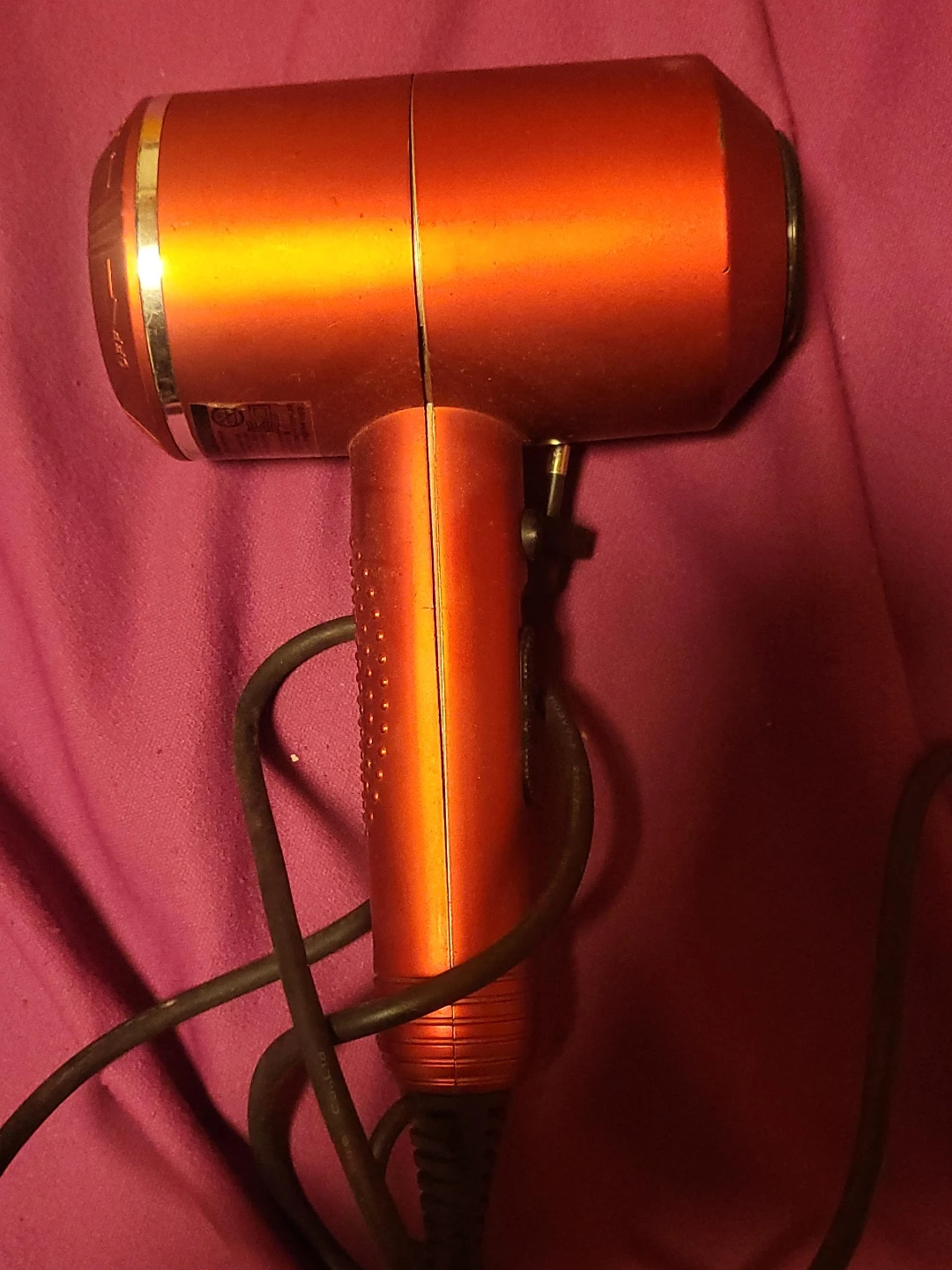 Orange Hair Dryer