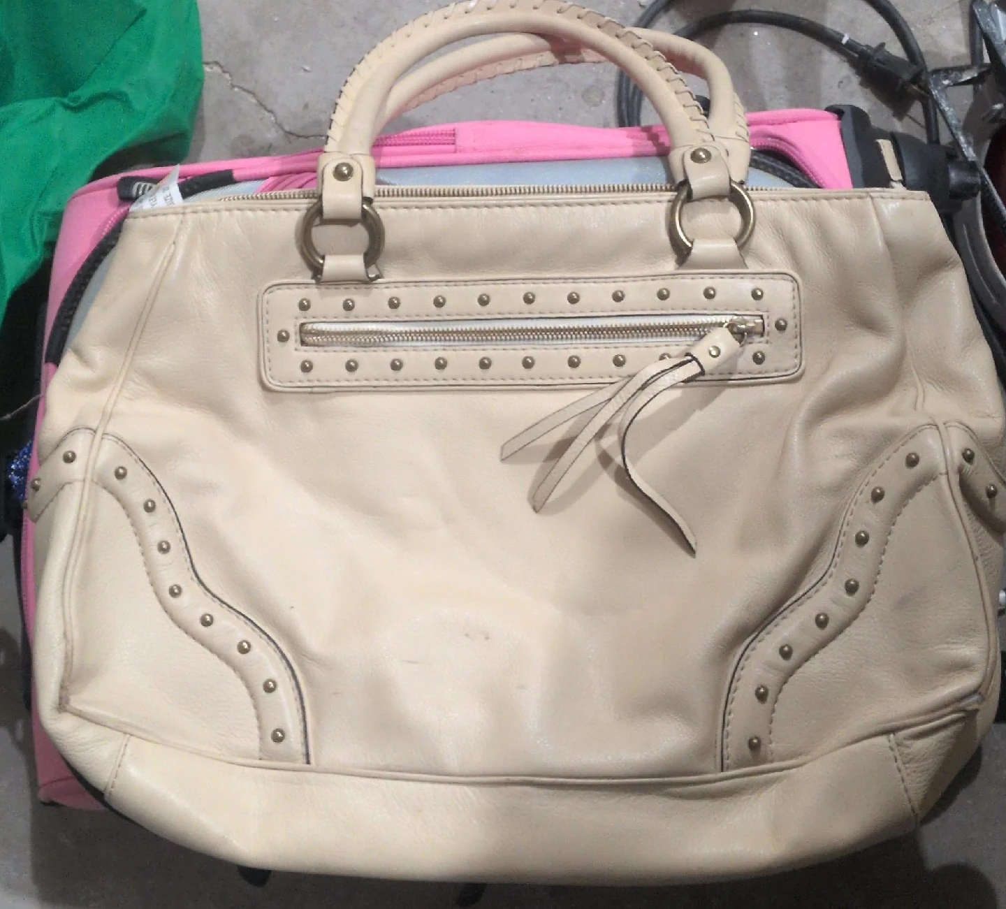Michael Michael Kors Beige Tote Bag