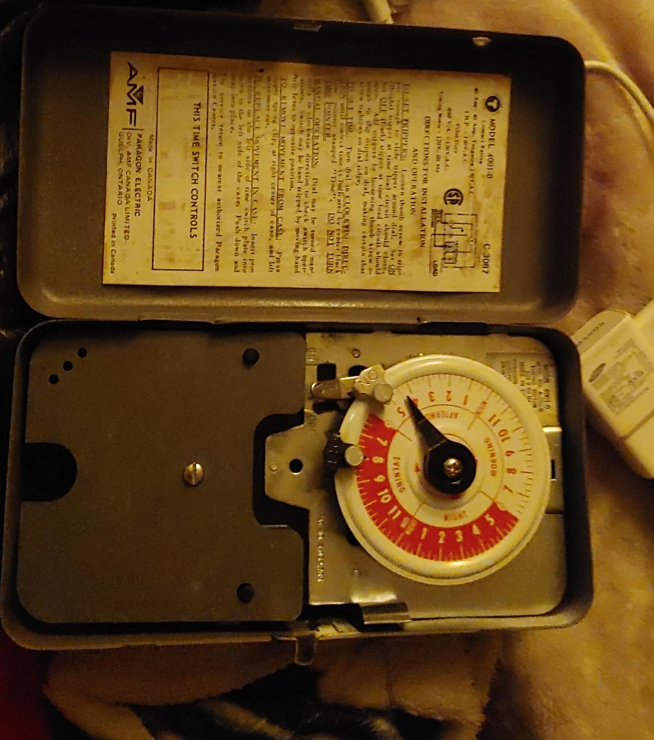 Vintage Paragon Time Switch Control