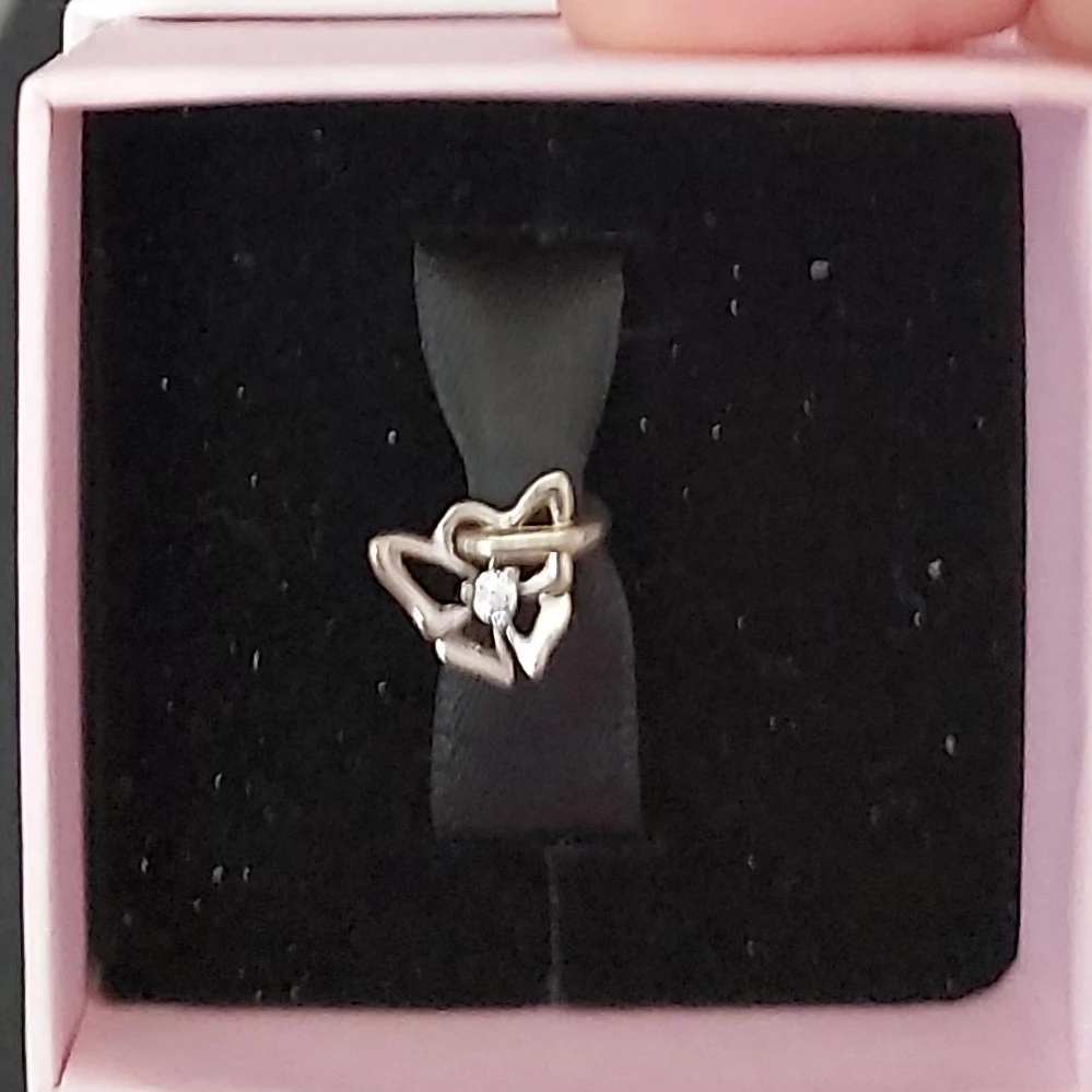 Pandora Bow Ring with Cubic Zirconia