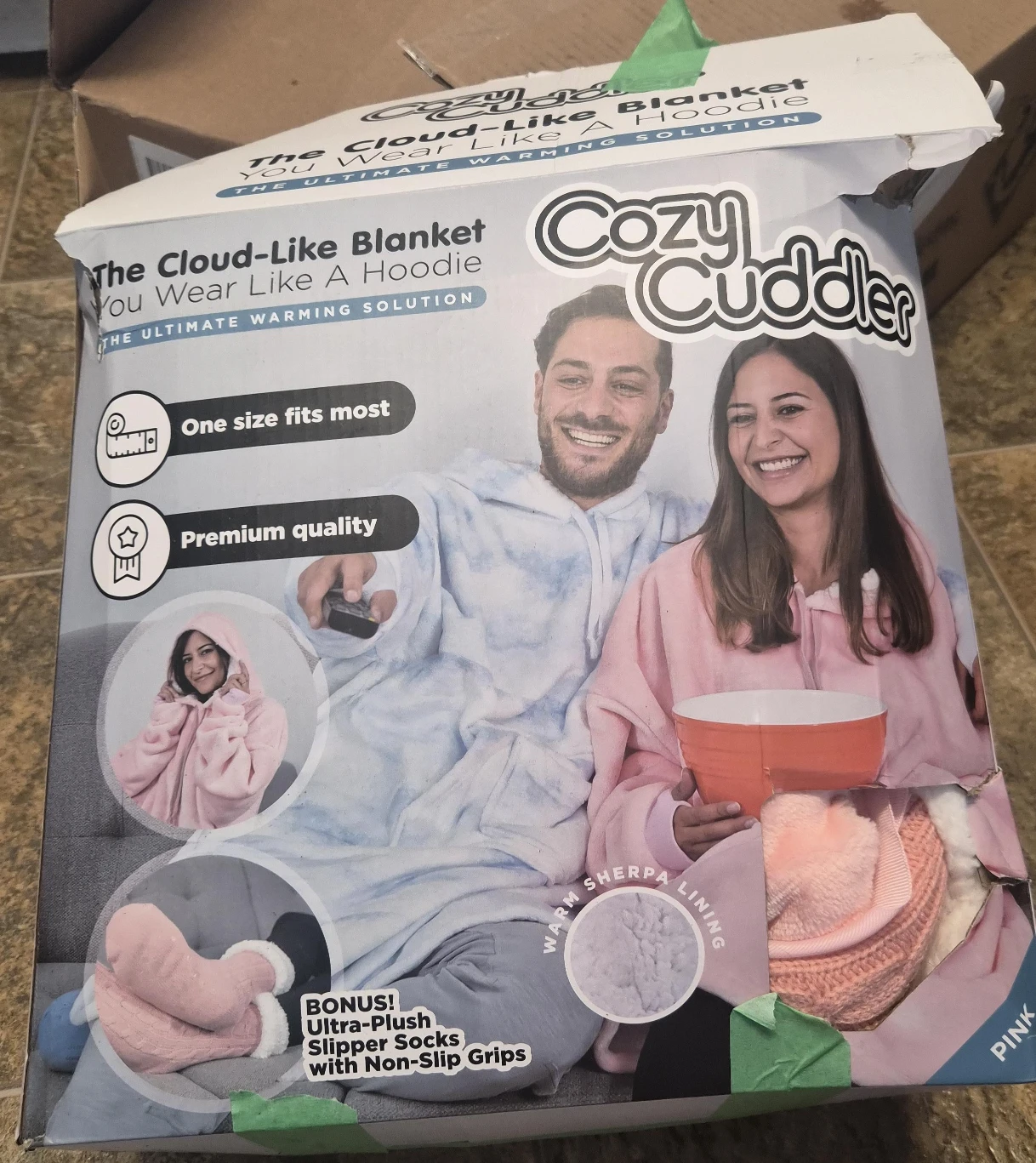 Cozy Cuddler Blanket Hoodie - One Size Fits Most