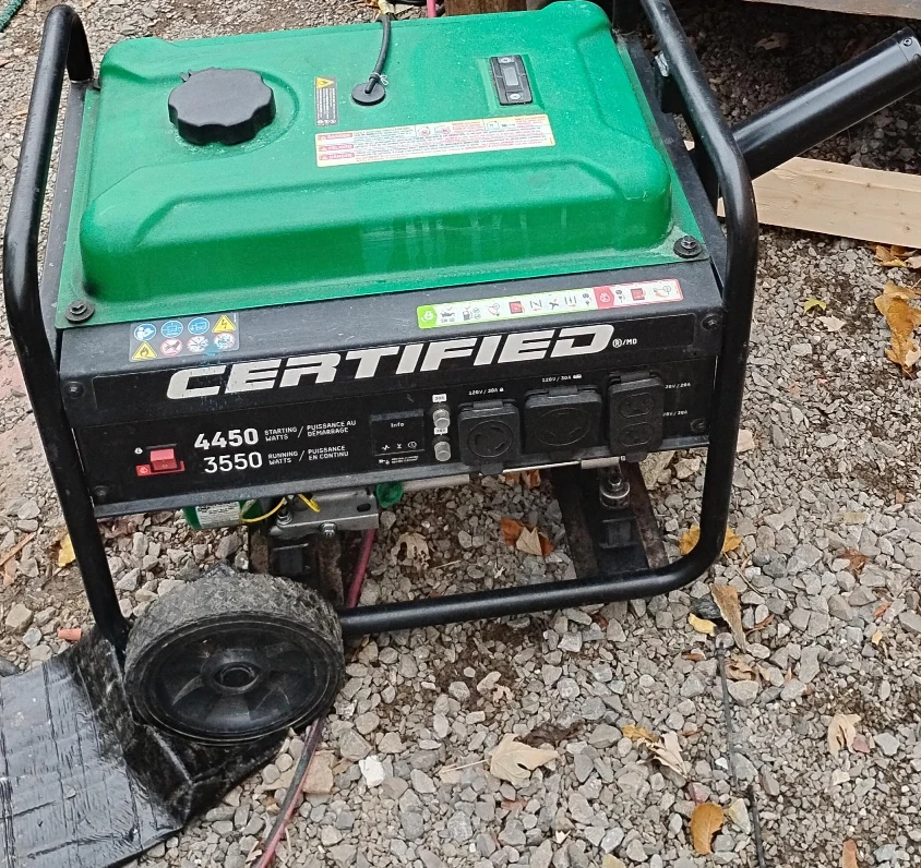 Certified 4450/3550 Watts Generator