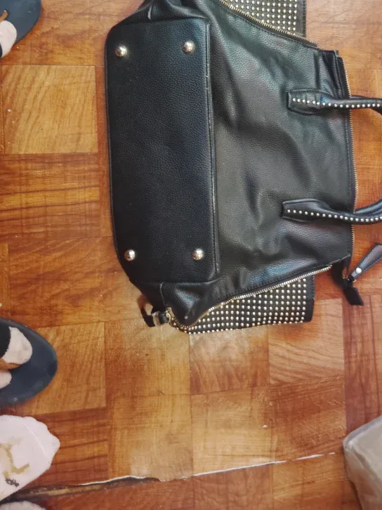 Black Studded Handbag