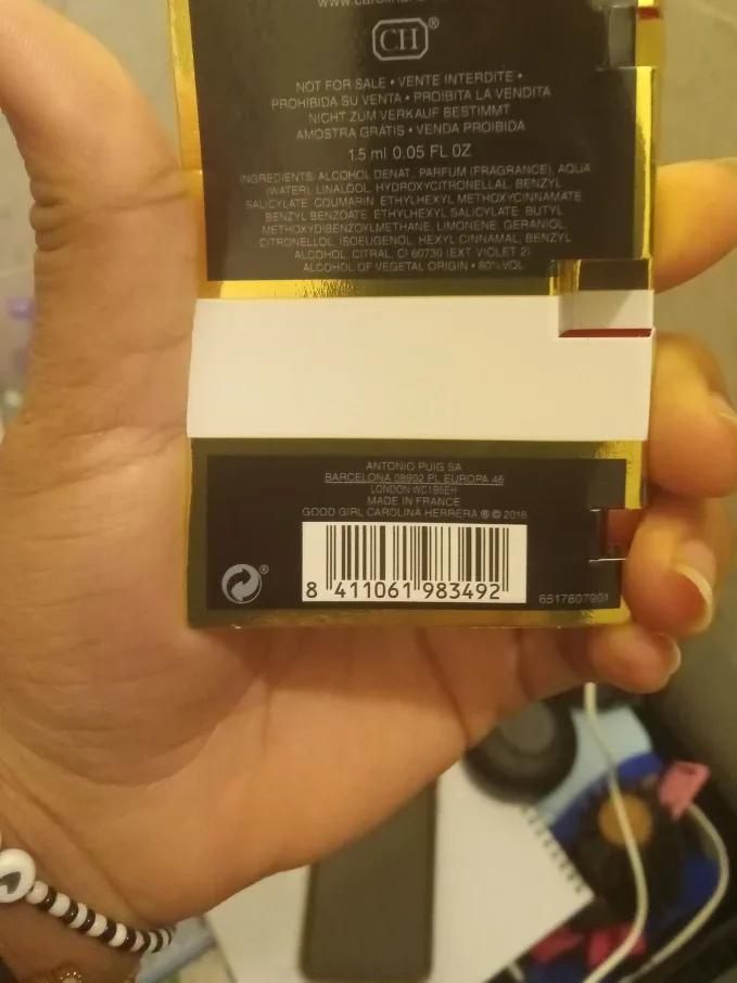 Carolina Herrera Good Girl Perfume Sample 1.5ml