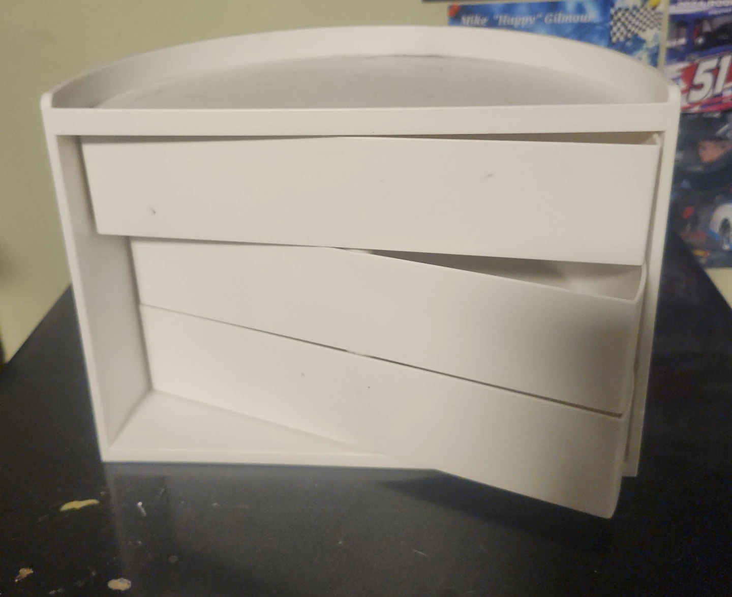 White Rotating Storage Organizer