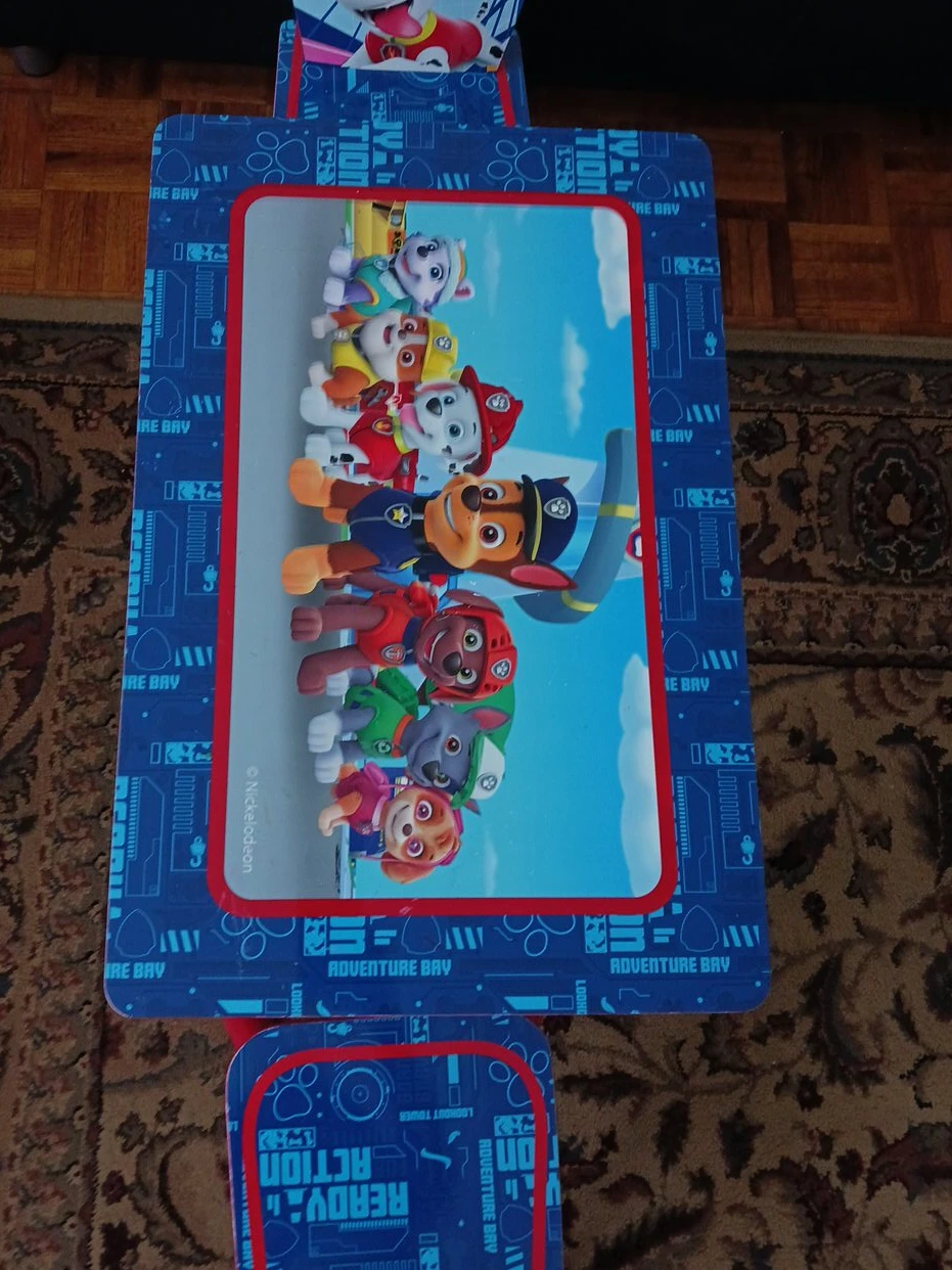 Paw Patrol Table and Chair Set