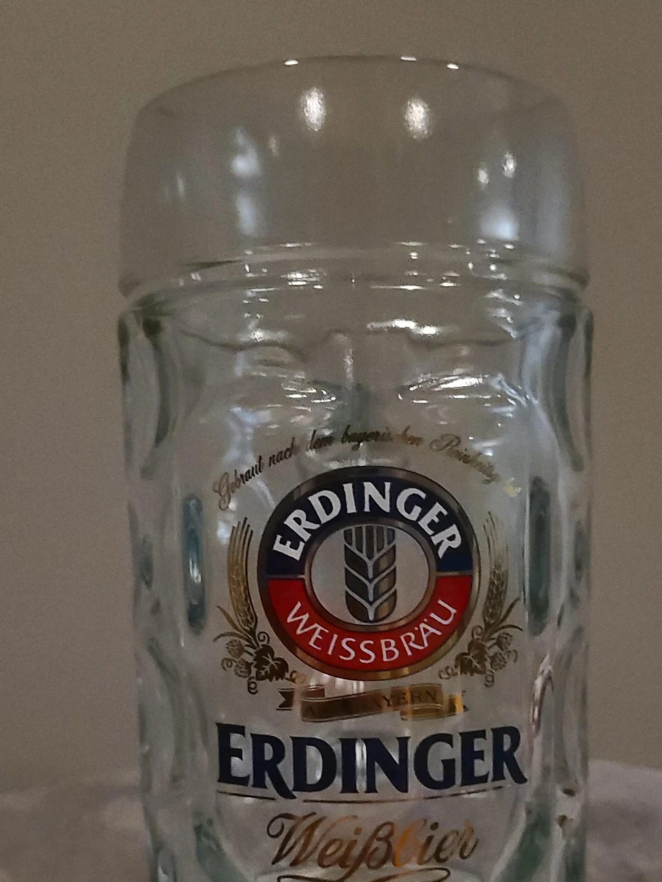 6 New Erdinger Weissbier Beer Mugs 0.5L