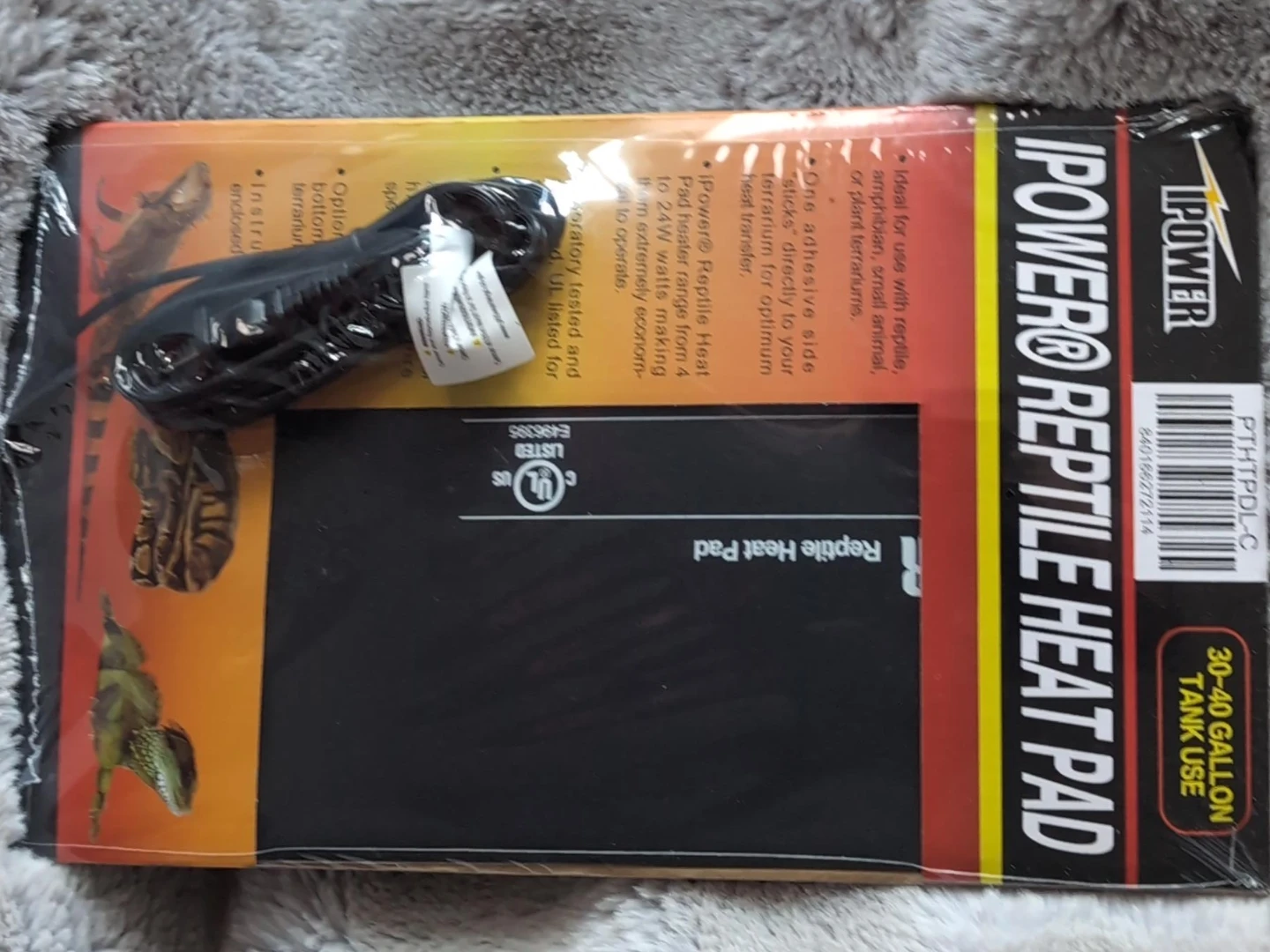 New Ipower Reptile Heat Pad 30-40 Gallon