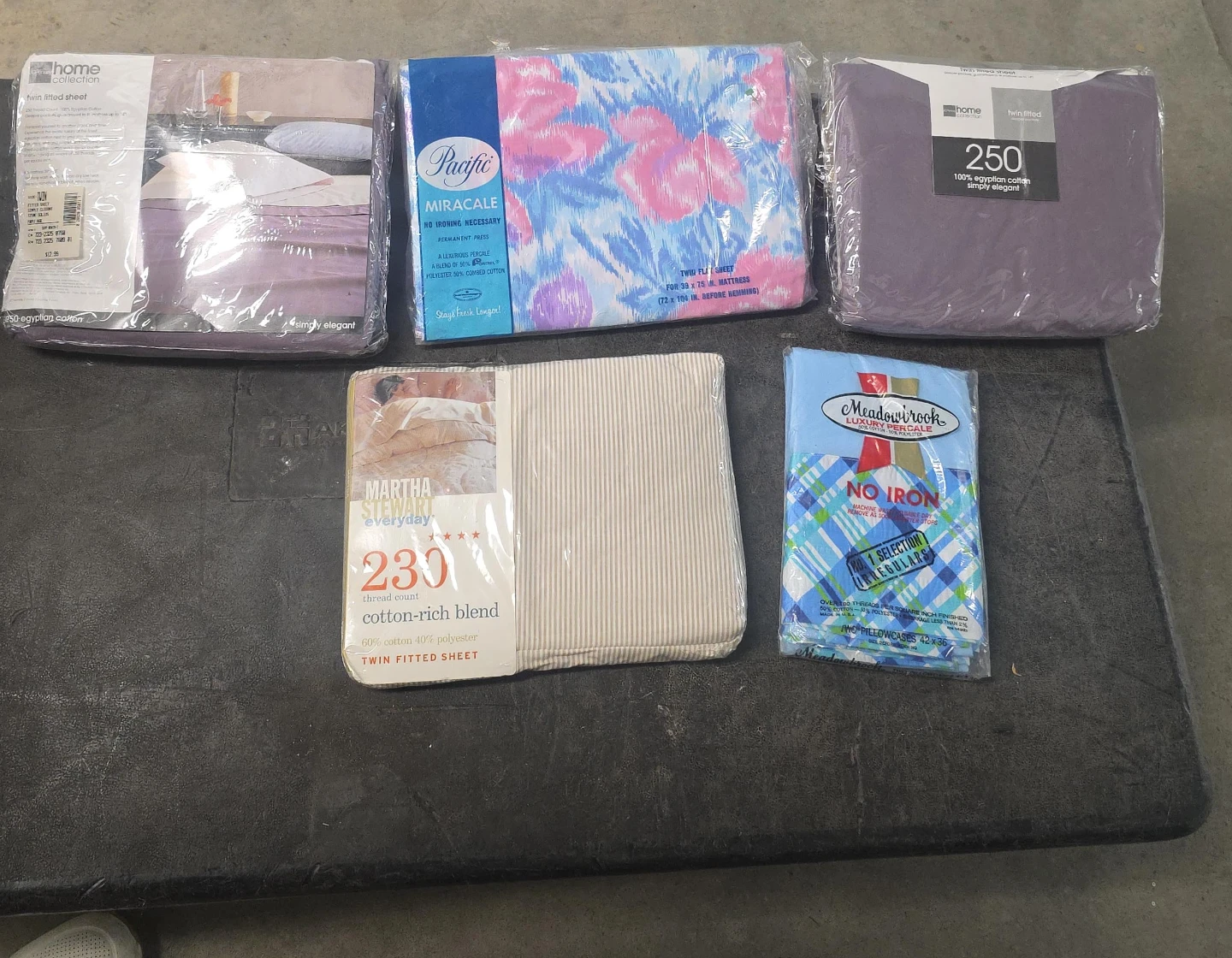 Twin Fitted Sheet Set (Multiple Brands)