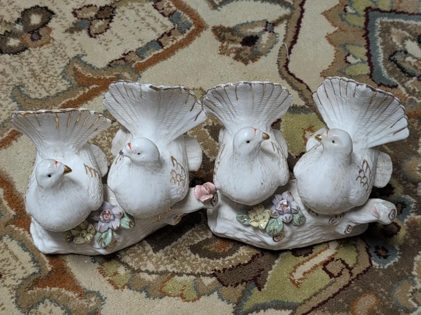 Vintage Ceramic Dove Figurine thumbnail