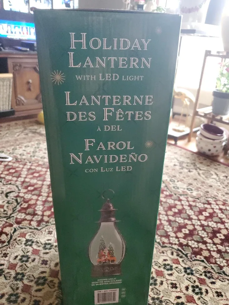 Holiday Lantern with LED Light