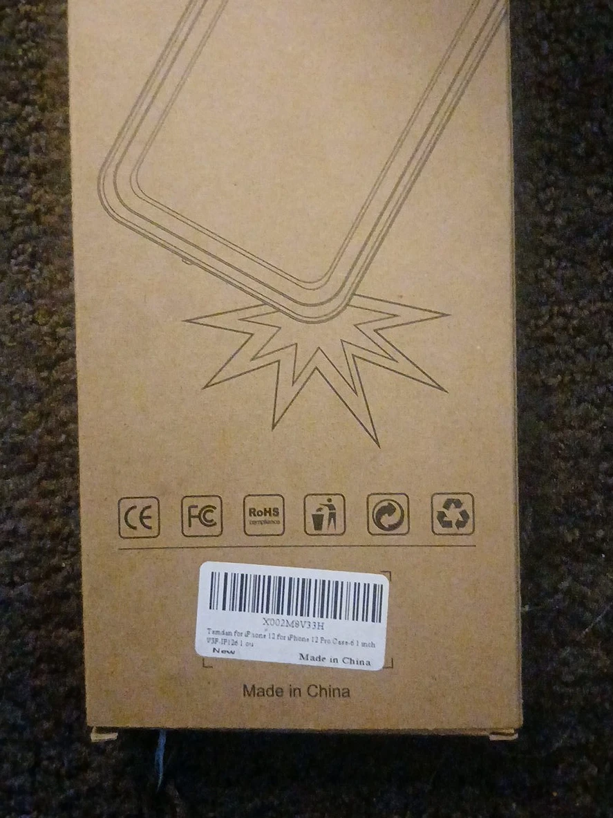 New Temdan iPhone 12 Pro Case 6.1 inch