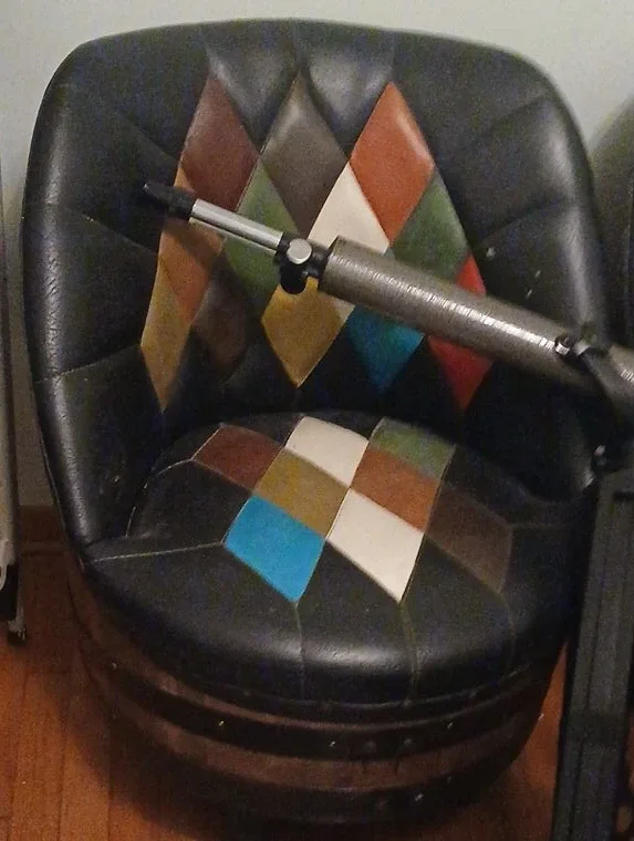 Unique Swivel Barrel Chair