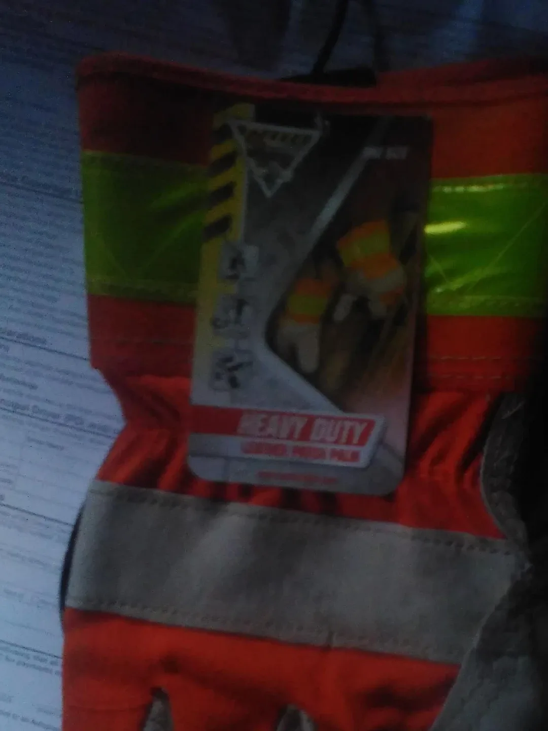 Heavy Duty Leather Palm Work Gloves