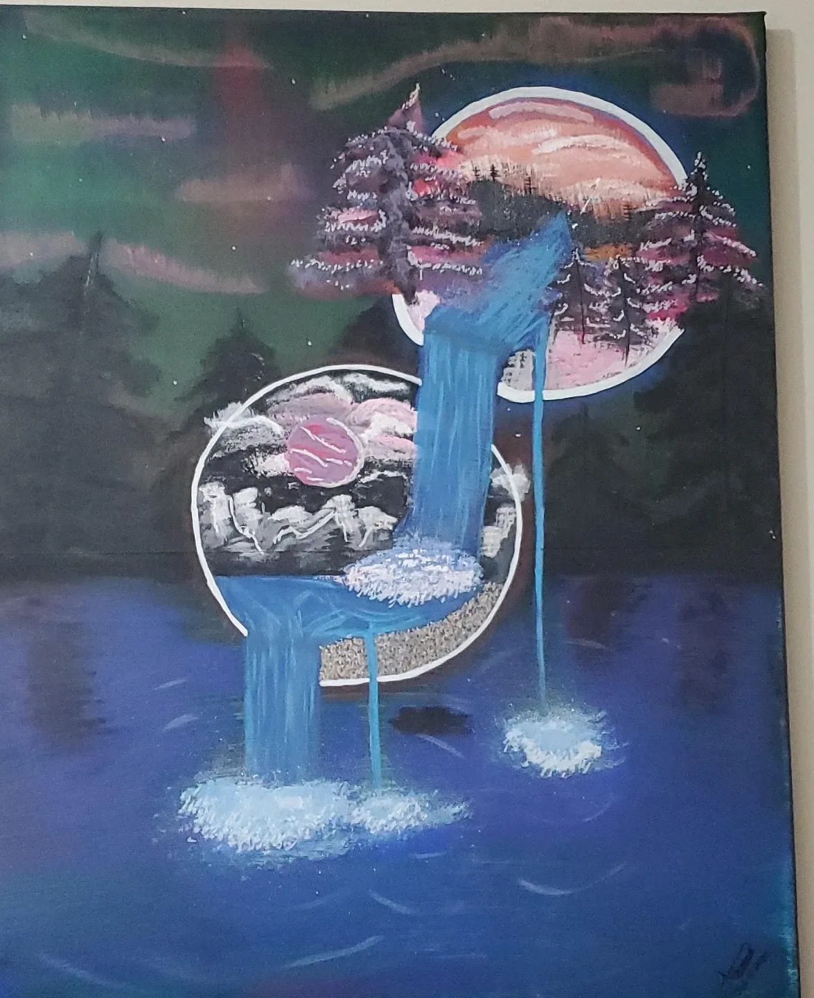 Fantasy landscape painting