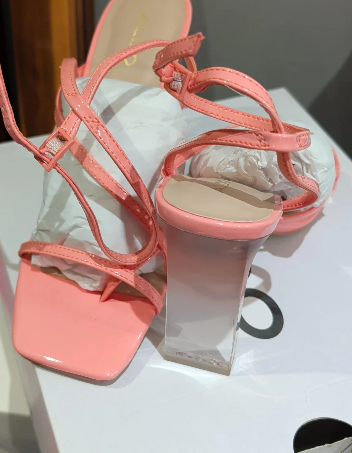 ALDO Hainiel Heels, US 8.5, Peach New in Box thumbnail