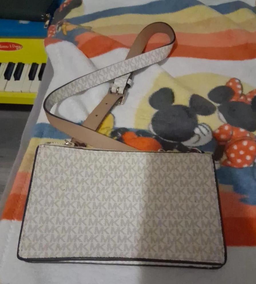 Michael Kors MK Patterned Crossbody Bag image indicator(1)