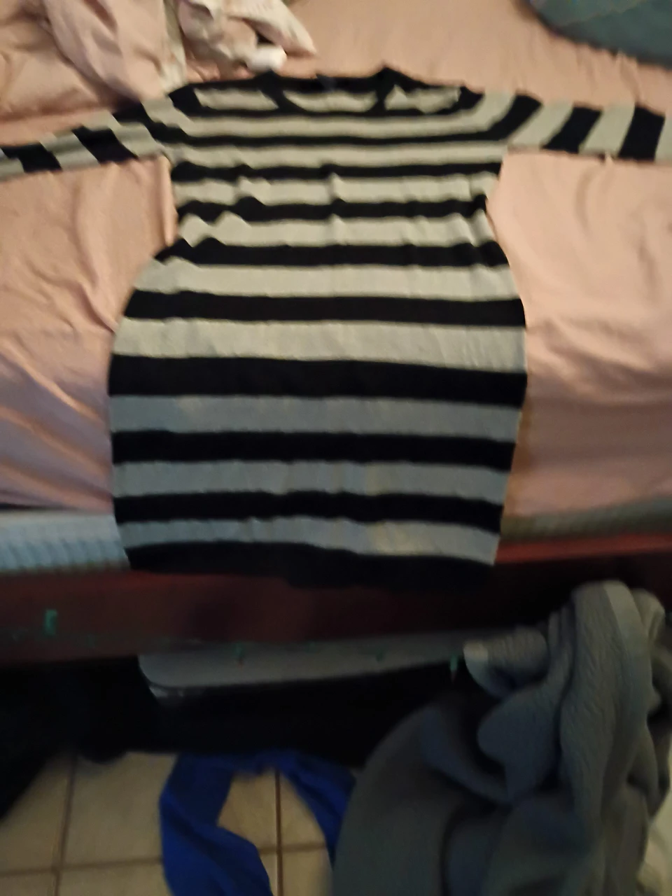 Striped Long Sleeve Dress