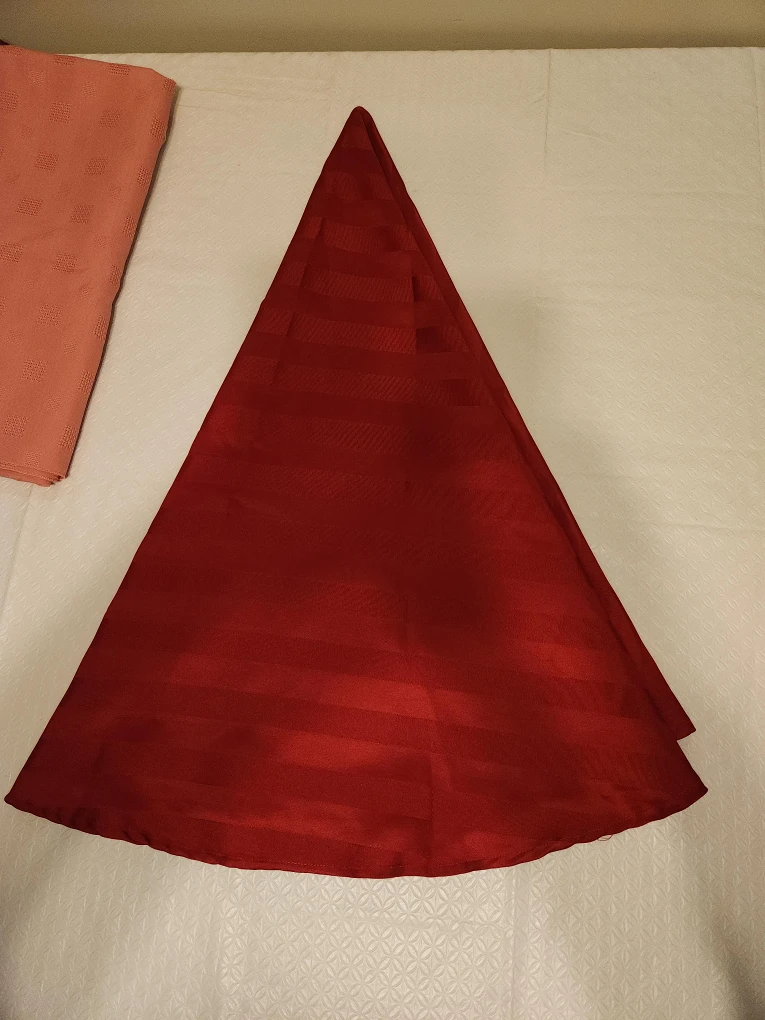 Red Round Tablecloth