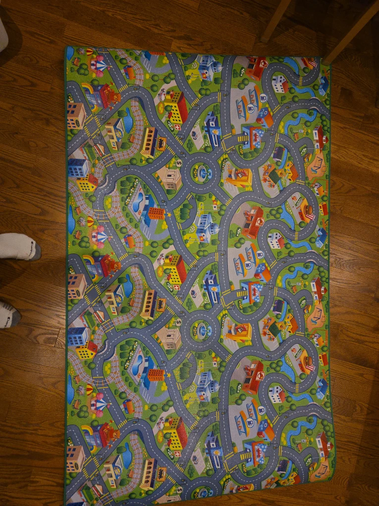 Road Map Play Rug