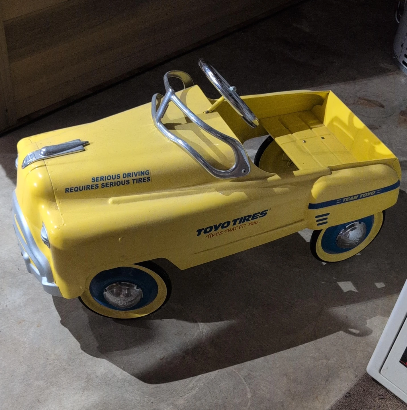 Toyo Tires Pedal Car - Yellow