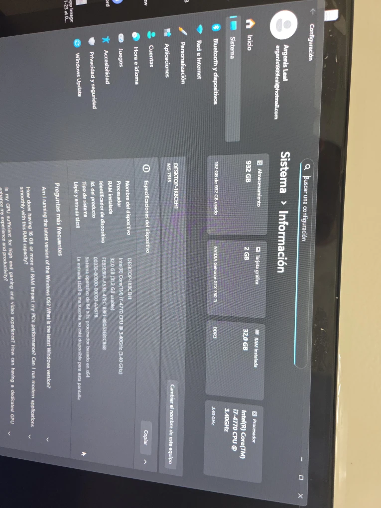 Gaming PC - Intel i7-4770 CPU, 32GB RAM,GTX 750 Ti