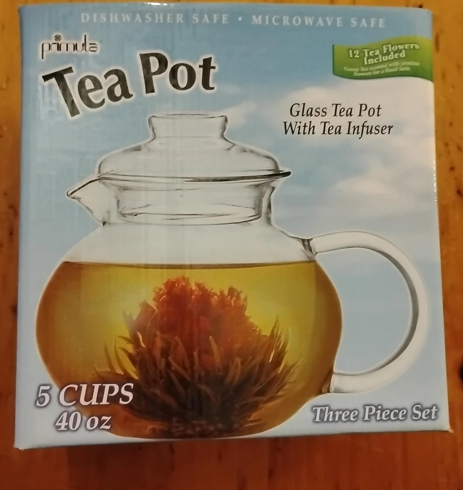 Primula Tea Pot - Glass with Tea Infuser