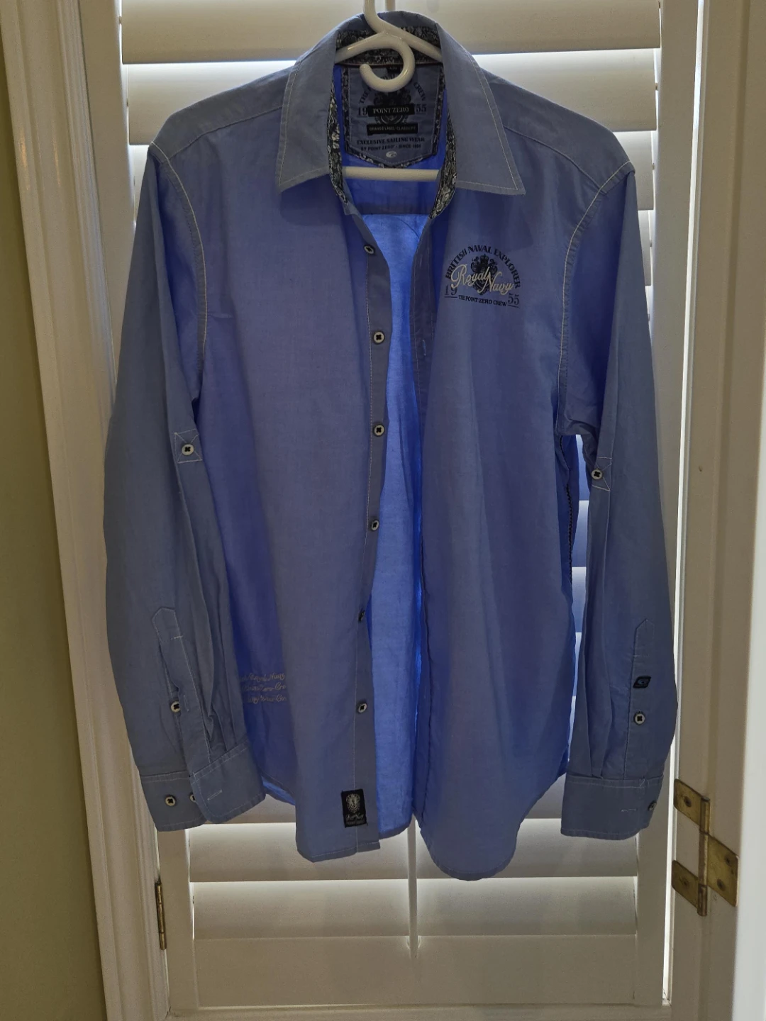 Point Zero 55 Royal Navy Blue Shirt