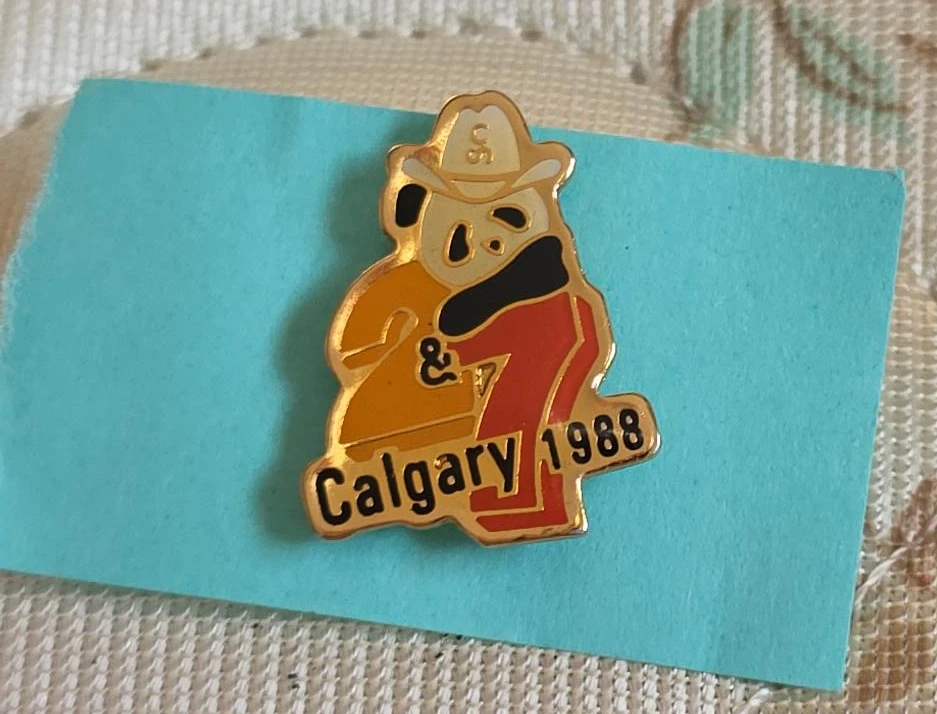 Calgary 1988 Olympics Pin