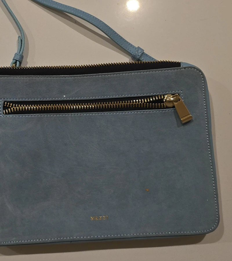 MEZZI Light Blue Crossbody Bag