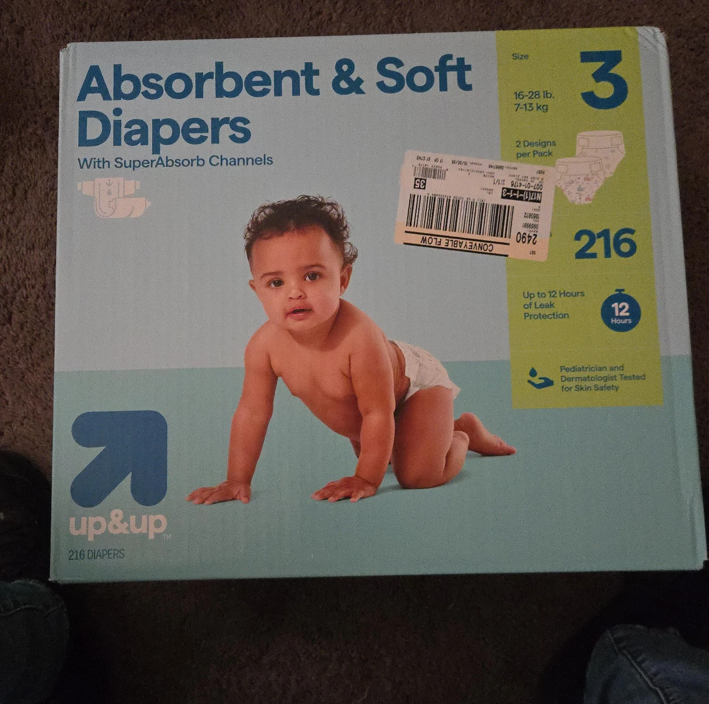 Up&Up Absorbent & Soft Diapers - Size 3