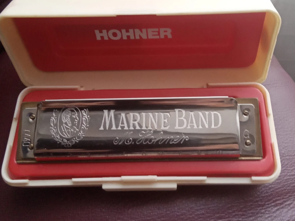 Hohner Marine Band Harmonica with Case
