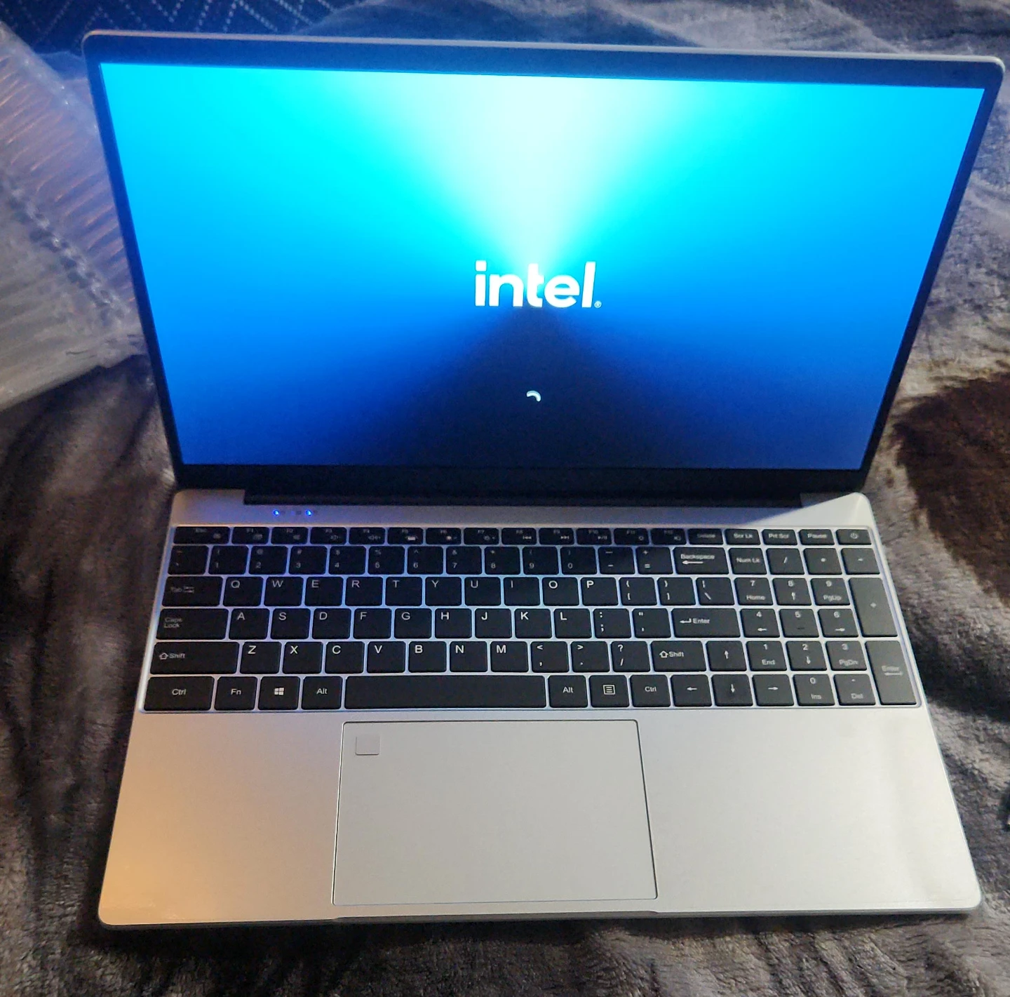 Silver Intel Laptop