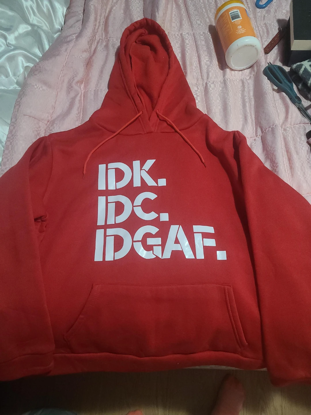 Red Hoodie - IDK IDC IDGAF thumbnail