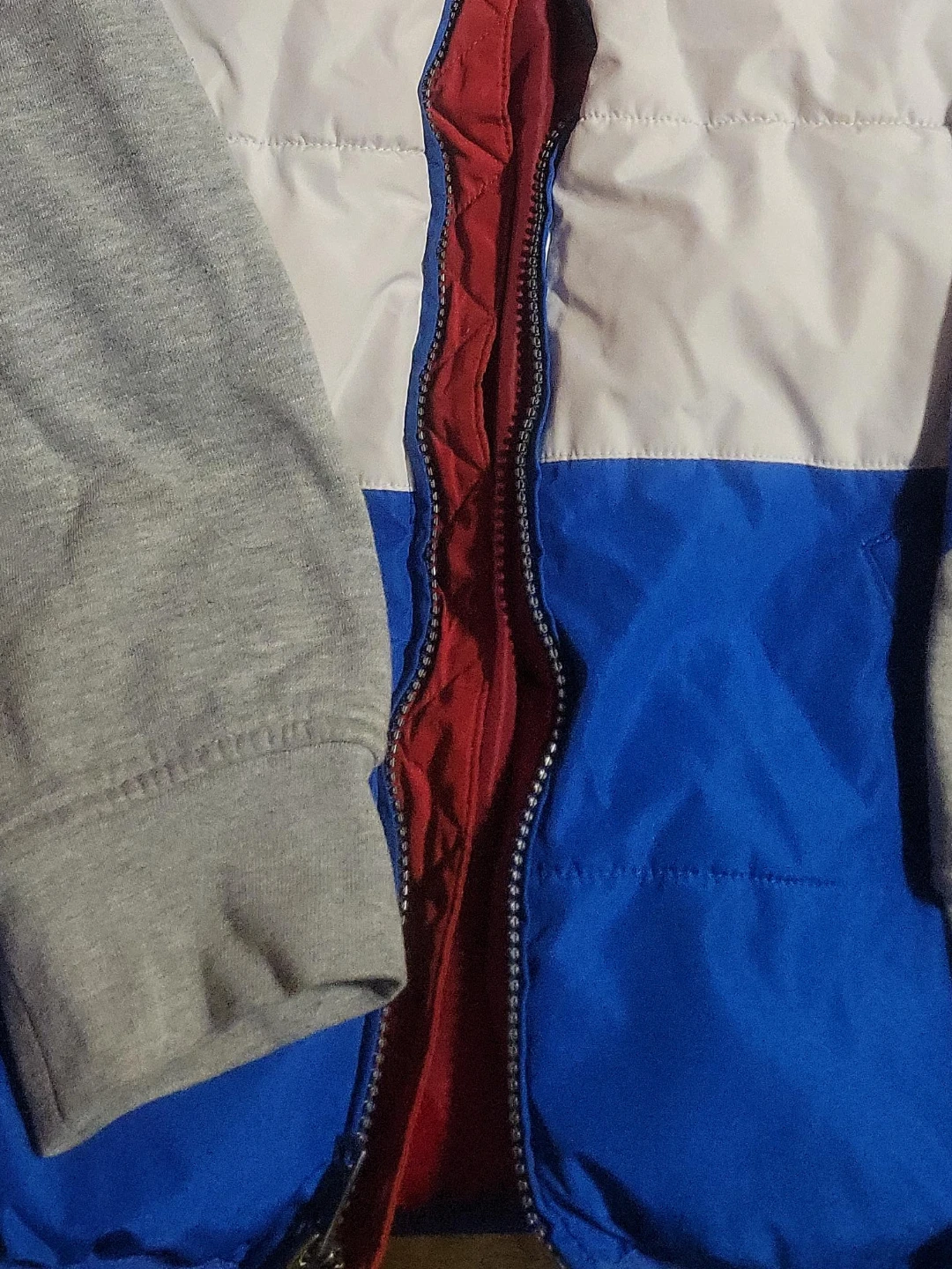 Color Block Puffer Jacket