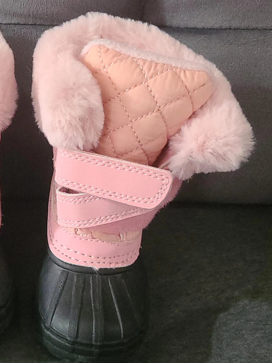 Joe Fresh Pink Winter Boots - toddler Size 5 thumbnail