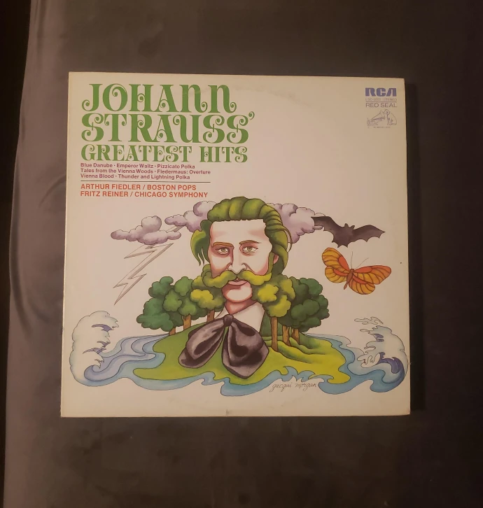 Johann Strauss Greatest Hits Vinyl Record thumbnail