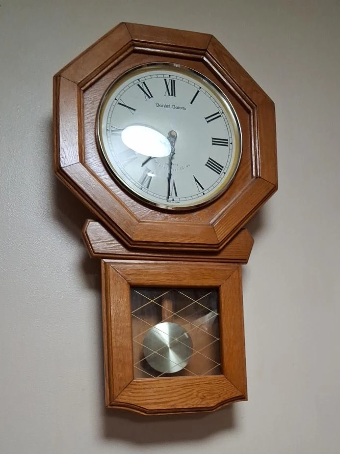 Daniel Dakota Quartz Pendulum Wall Clock