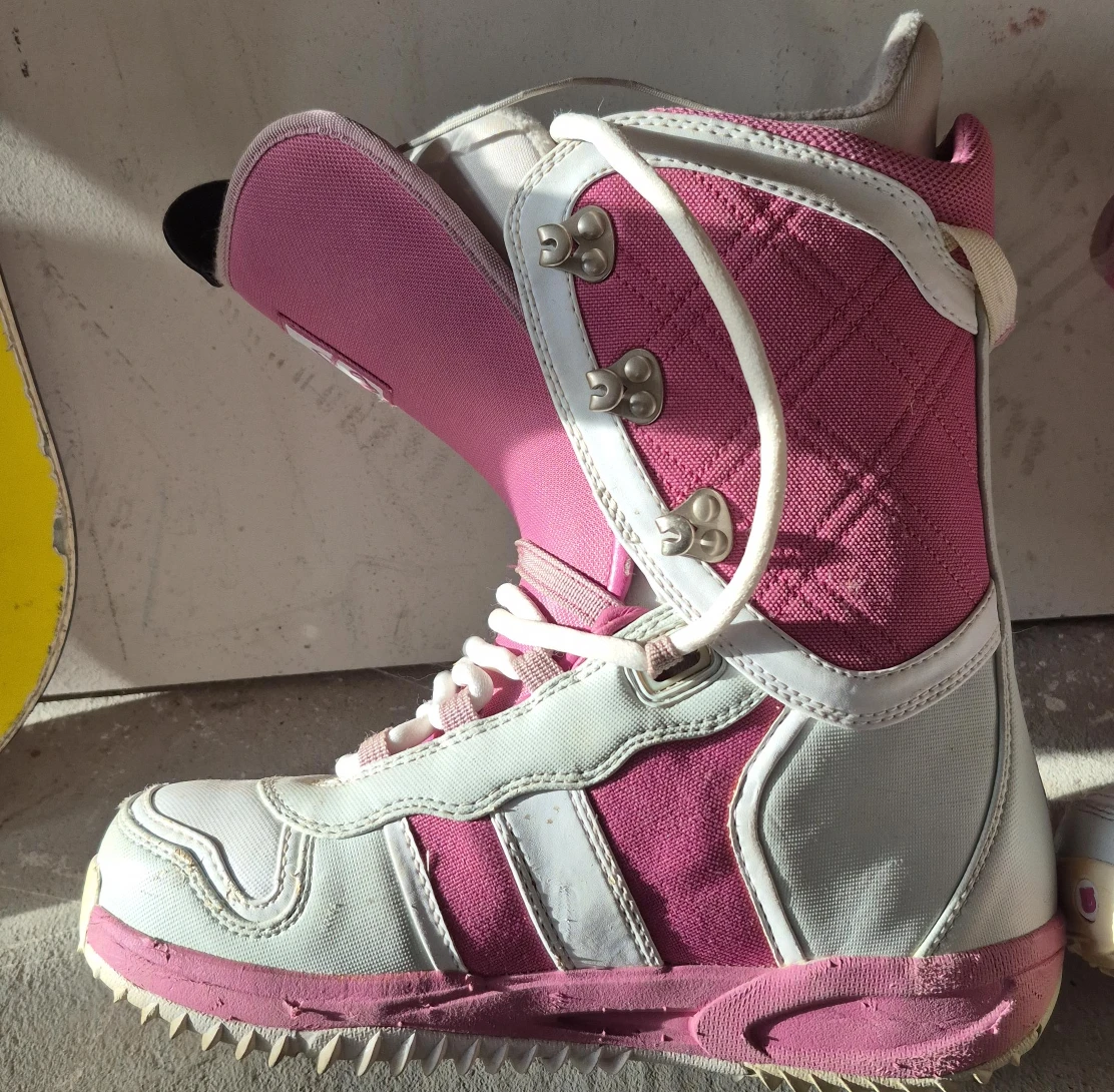 Burton Pink & White Snowboard Boots