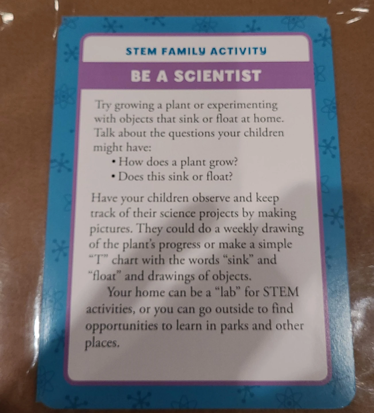 STEM Family Activity: Be a Scientist thumbnail
