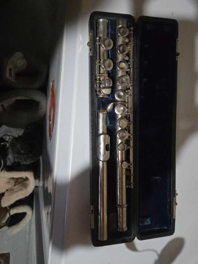 Used Flute with Case. 100 years old.
