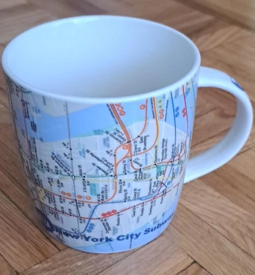 New York City Subway Map Coffee Mug