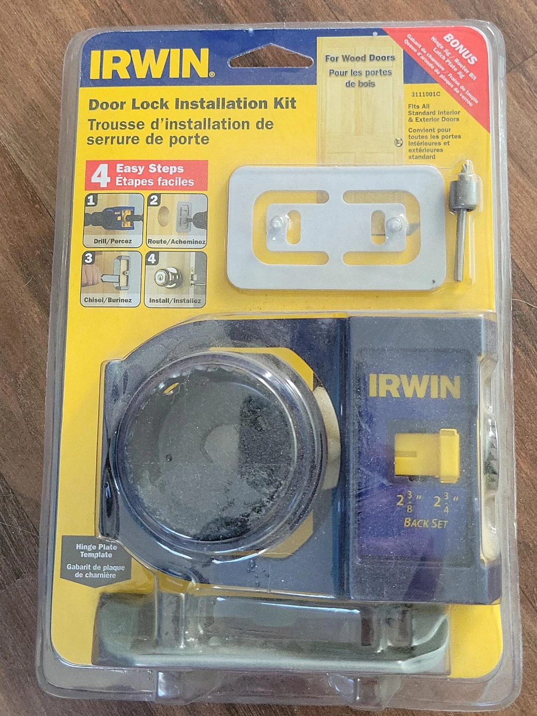 Irwin Door Lock Installation Kit - New in Package thumbnail