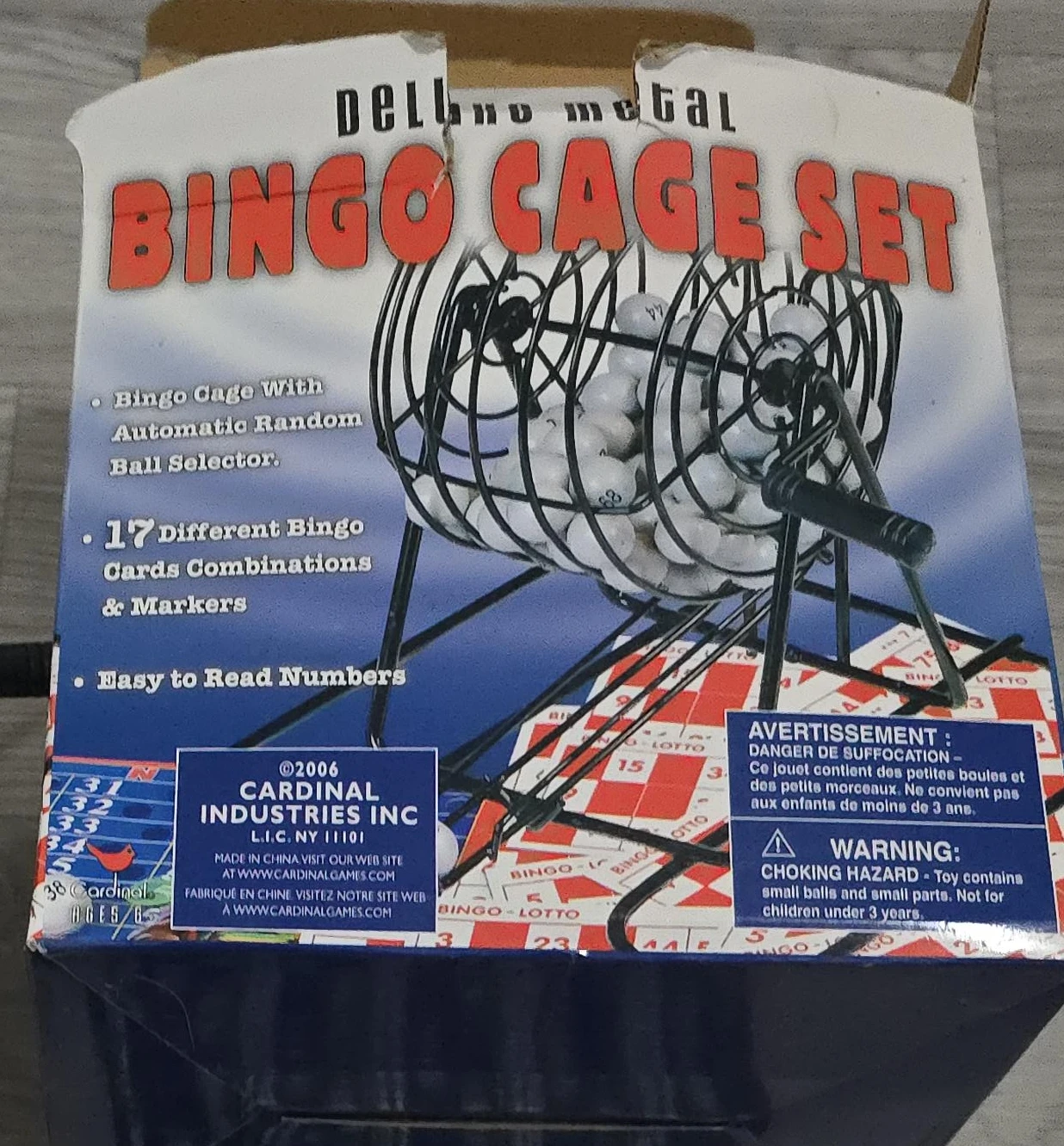 Cardinal Industries Bingo Cage Set thumbnail