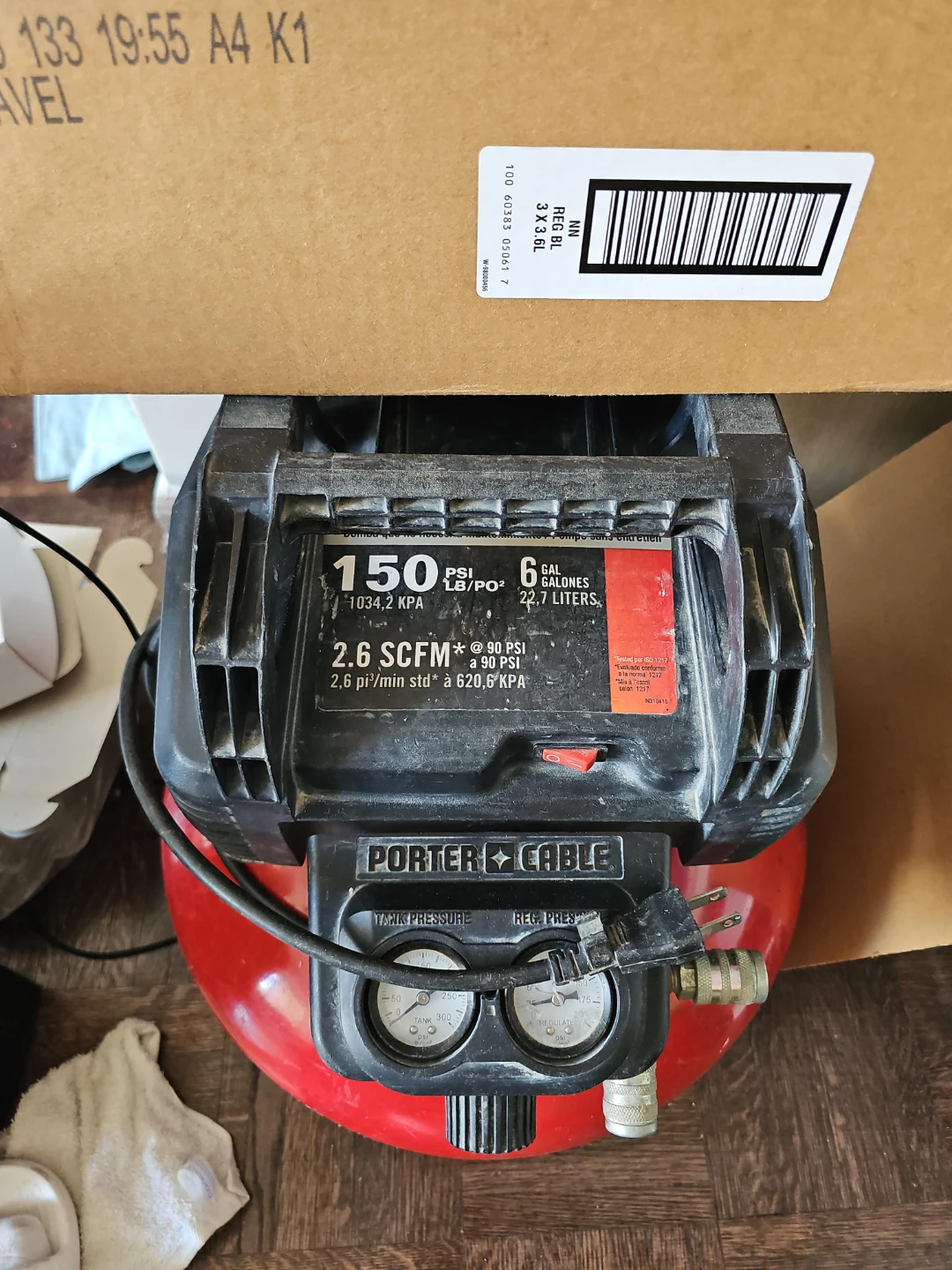 Porter Cable 6-Gal Air Compressor