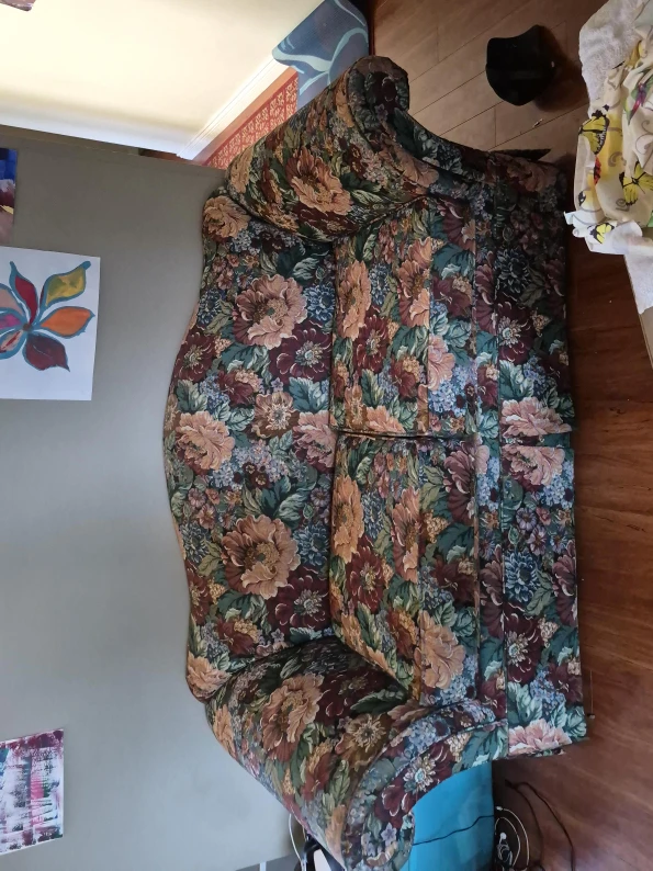 Floral Patterned Sofa